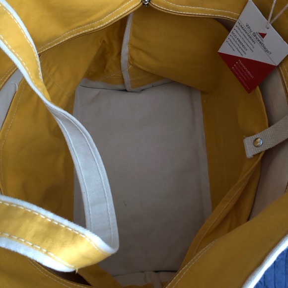 Shore Bags Classic Tote Large Canary - Picture 3 of 3